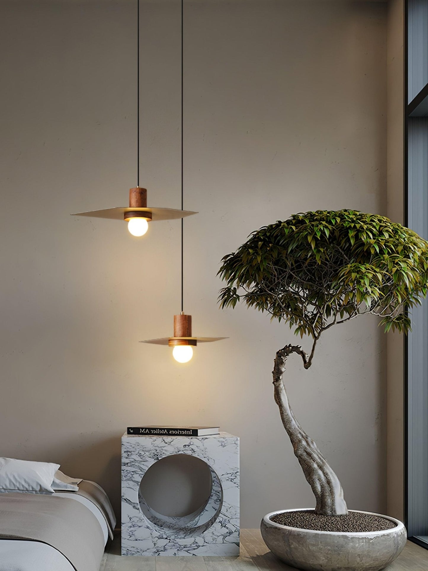 Elara Halo Drop light Pendant Lamp