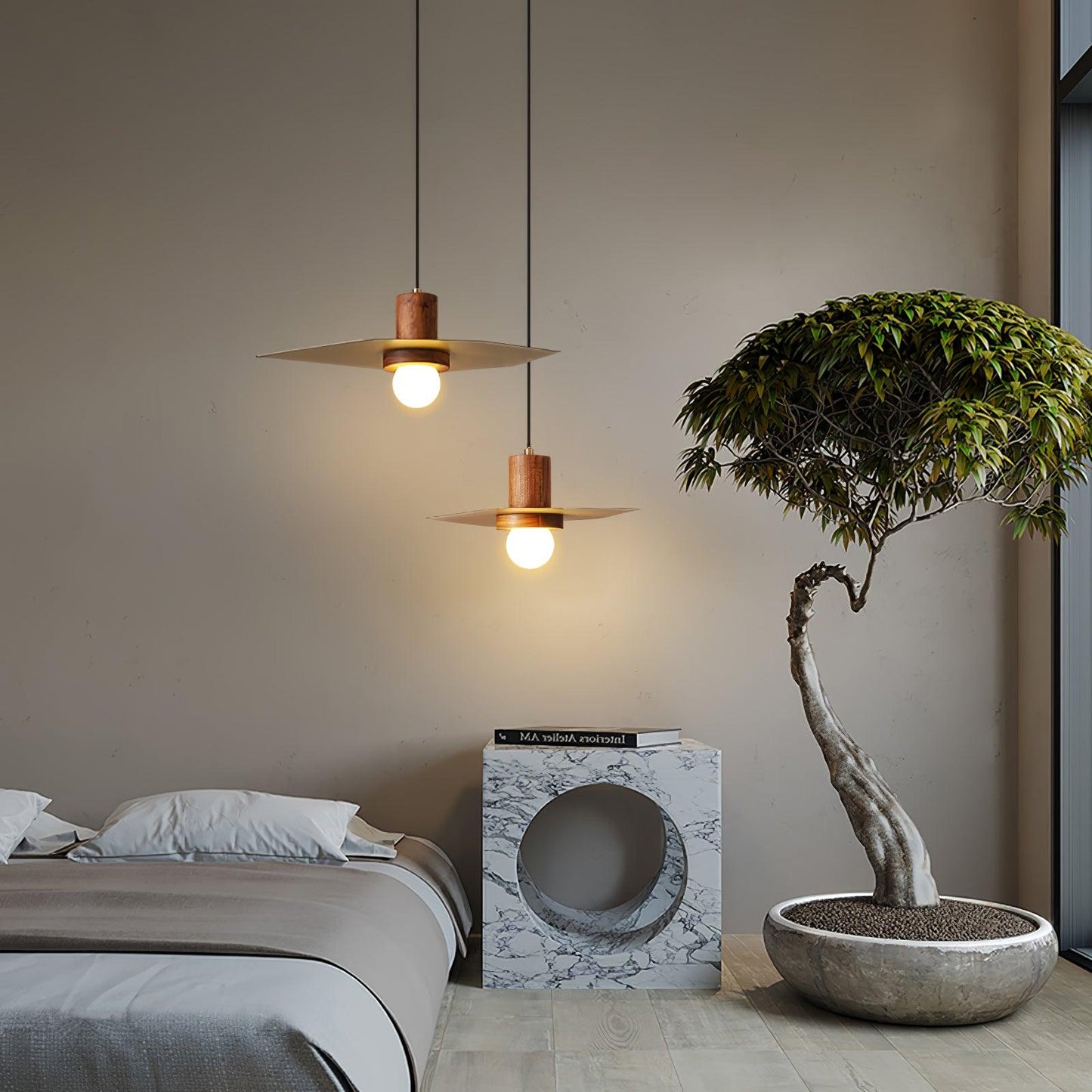 Elara Halo Drop light Pendant Lamp