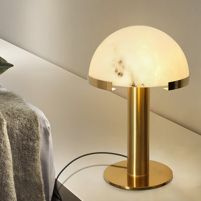 Elegance Alabaster Nightstand lamp Table Lamp