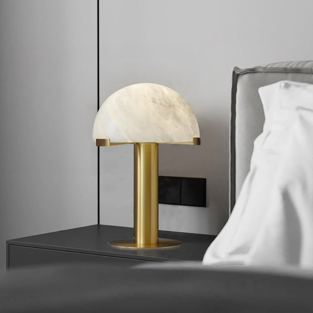 Elegance Alabaster Nightstand lamp Table Lamp