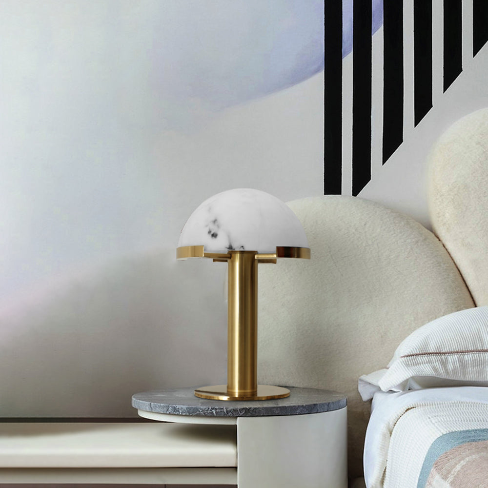 Elegance Alabaster Nightstand lamp Table Lamp