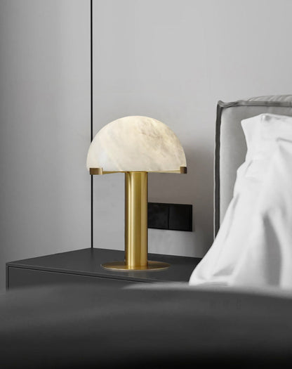 Elegance Alabaster Nightstand lamp Table Lamp