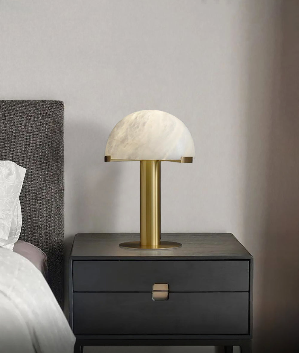 Elegance Alabaster Nightstand lamp Table Lamp