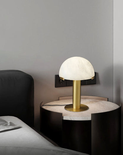 Elegance Alabaster Nightstand lamp Table Lamp