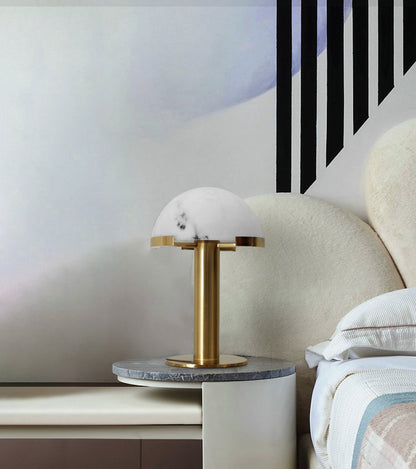 Elegance Alabaster Nightstand lamp Table Lamp