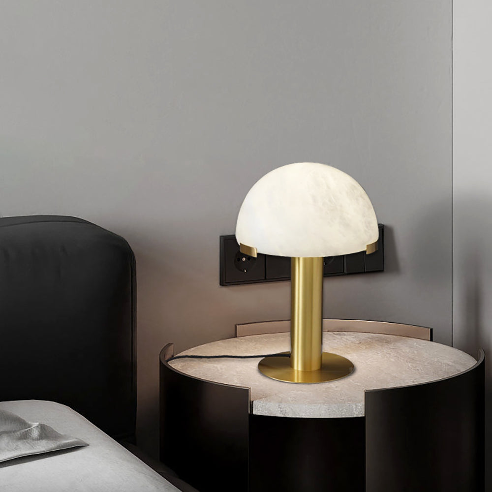 Elegance Alabaster Nightstand lamp Table Lamp