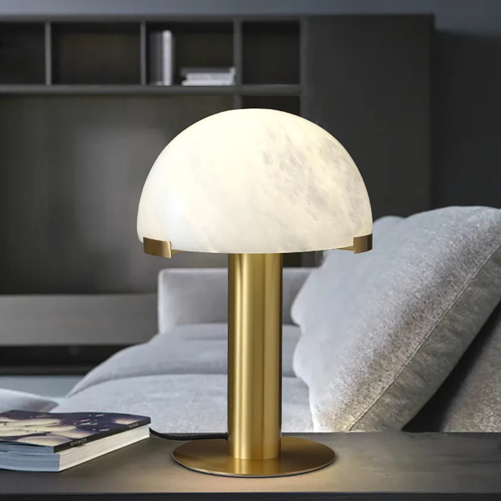 Elegance Alabaster Nightstand lamp Table Lamp