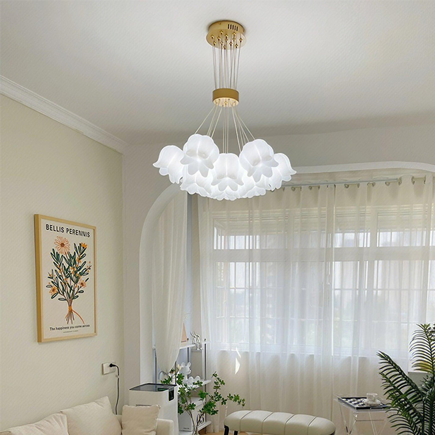 Elegant Floral Hanging light Pendant Light