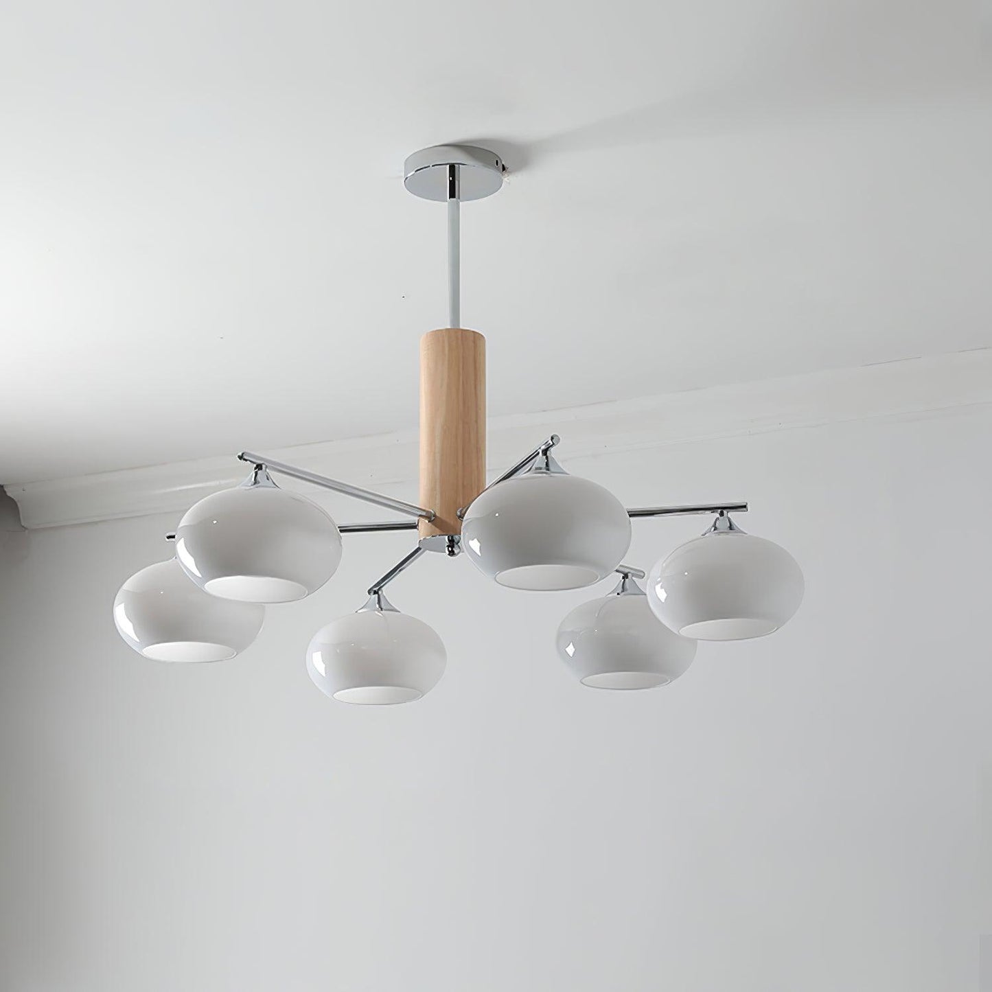 Elliptical Persimmon Ceiling fixture Chandelier