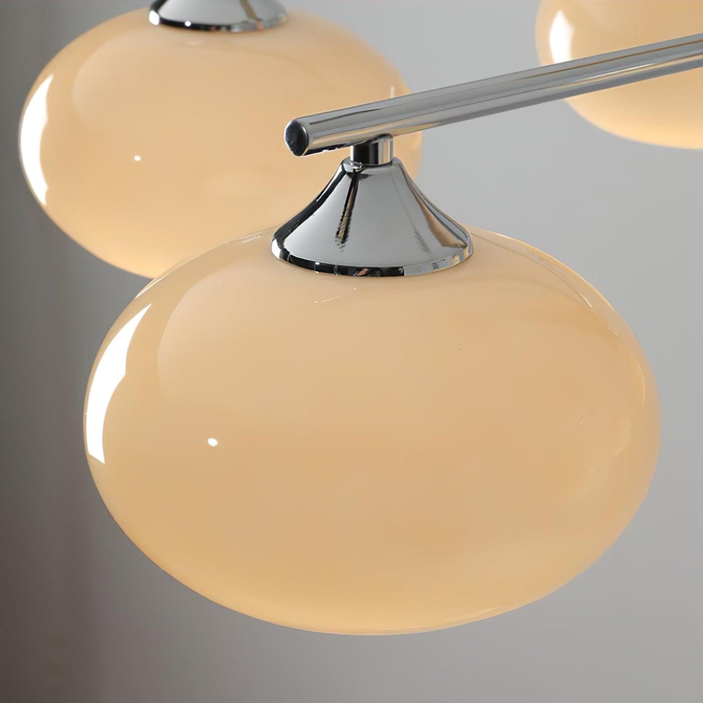 Elliptical Persimmon Ceiling fixture Chandelier