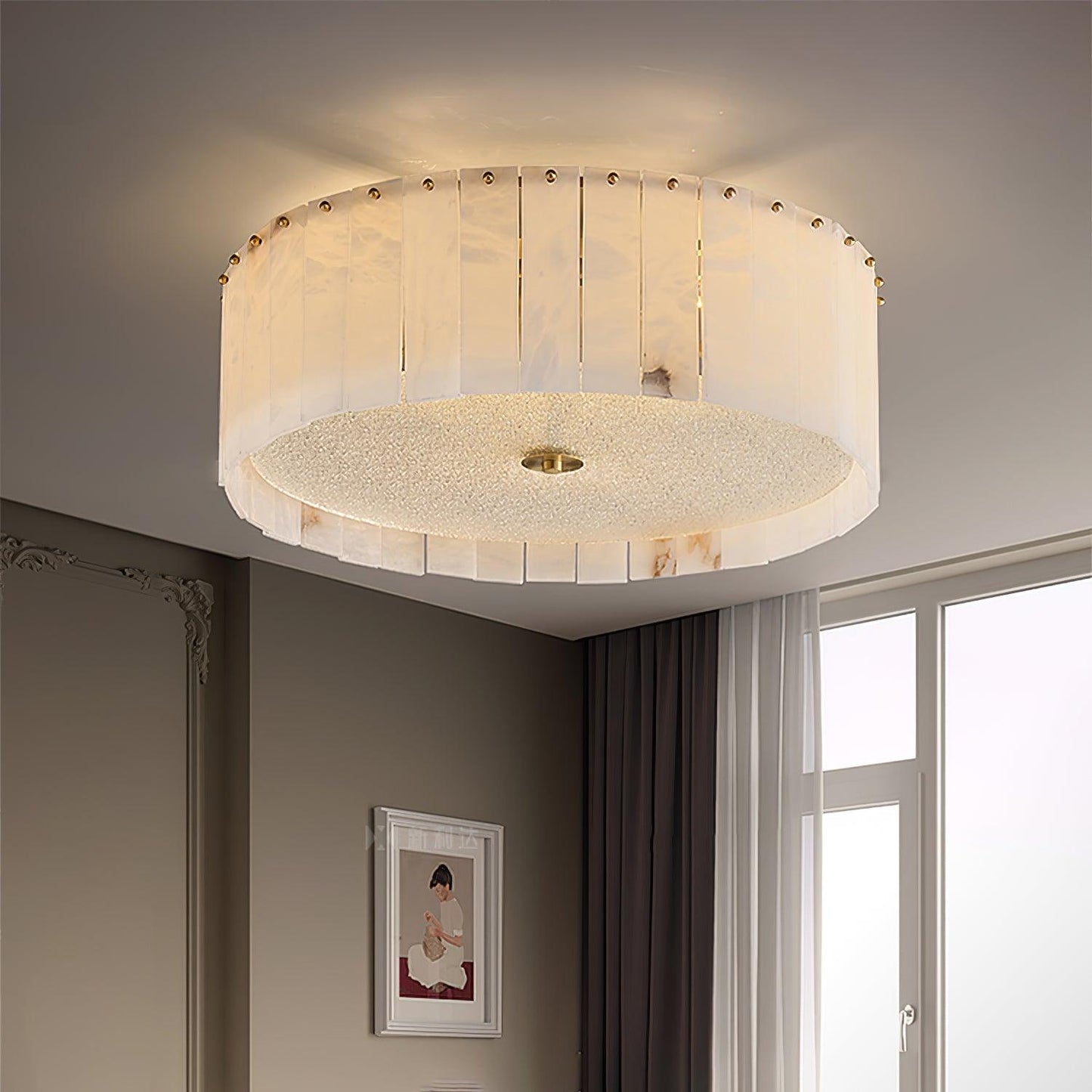 Elysian Alabaster Ceiling-mounted light Ceiling Lamp