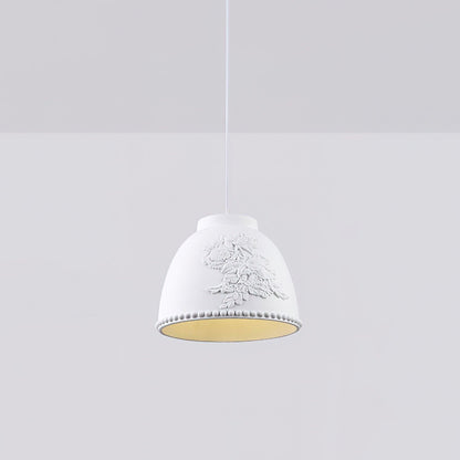 Embossed Flora Hanging light Pendant Lamp