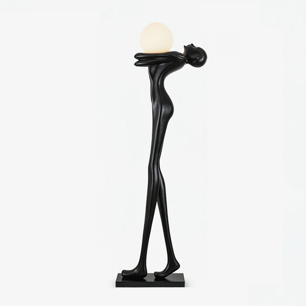 Embrace Ball Sculpture Free-standing Lamp Floor Lamp