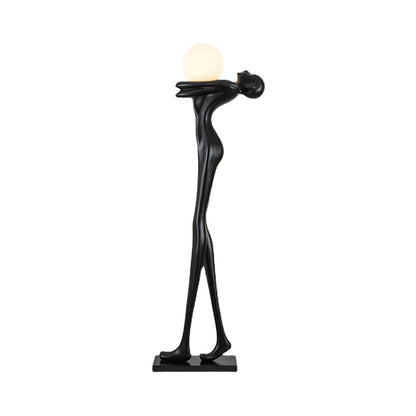 Embrace Ball Sculpture Free-standing Lamp Floor Lamp