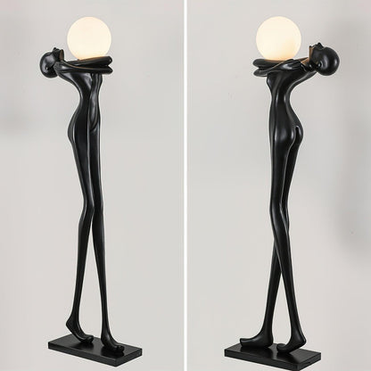 Embrace Ball Sculpture Free-standing Lamp Floor Lamp