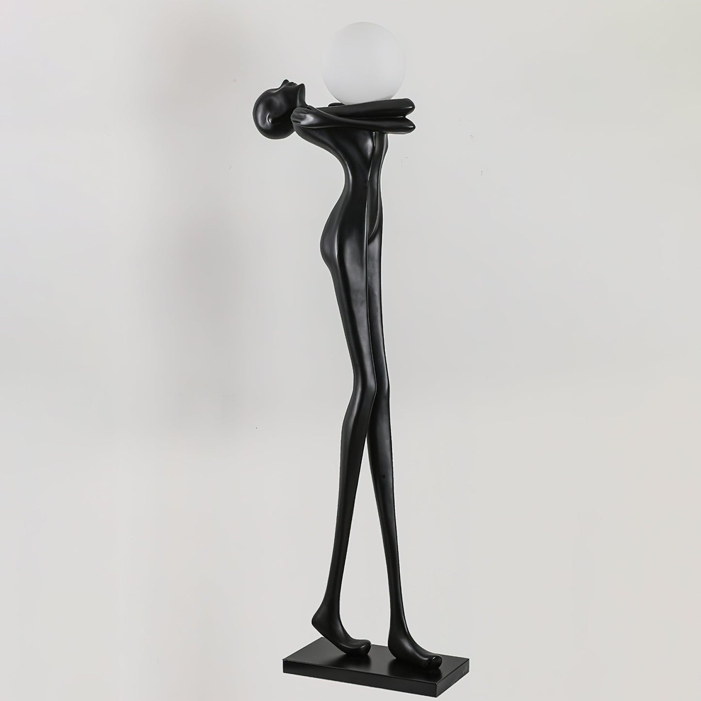 Embrace Ball Sculpture Free-standing Lamp Floor Lamp