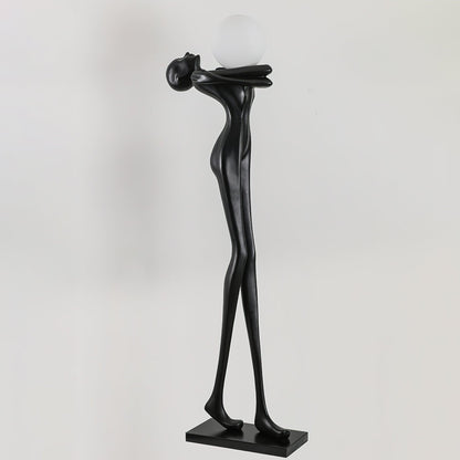 Embrace Ball Sculpture Free-standing Lamp Floor Lamp