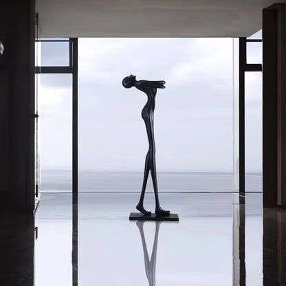 Embrace Ball Sculpture Free-standing Lamp Floor Lamp