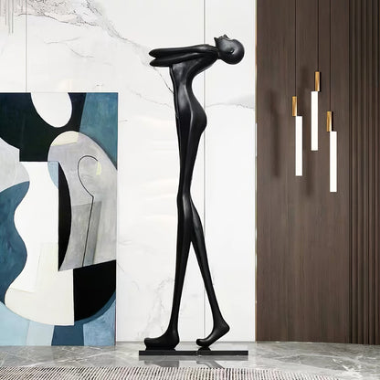 Embrace Ball Sculpture Free-standing Lamp Floor Lamp