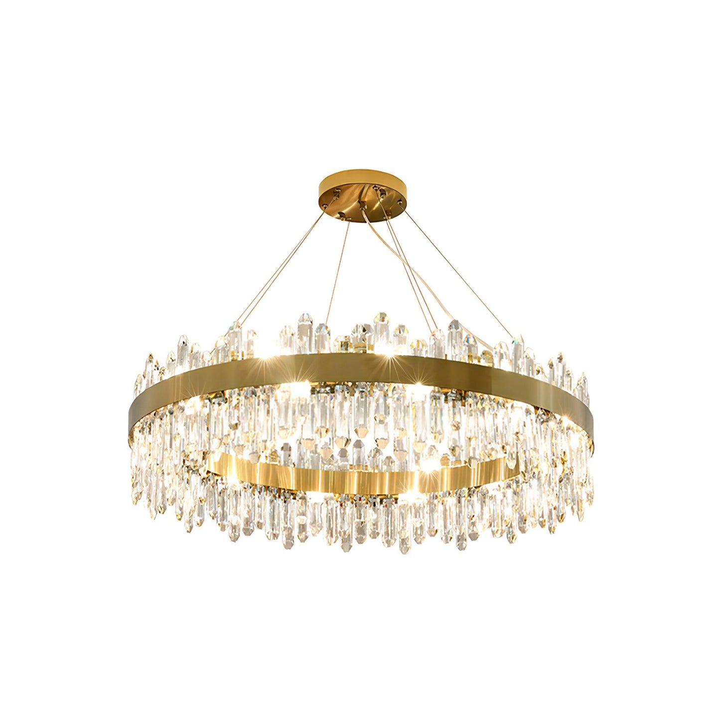 Enos Crystal Crown Chandelier