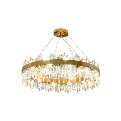 Enos Crystal Crown Chandelier