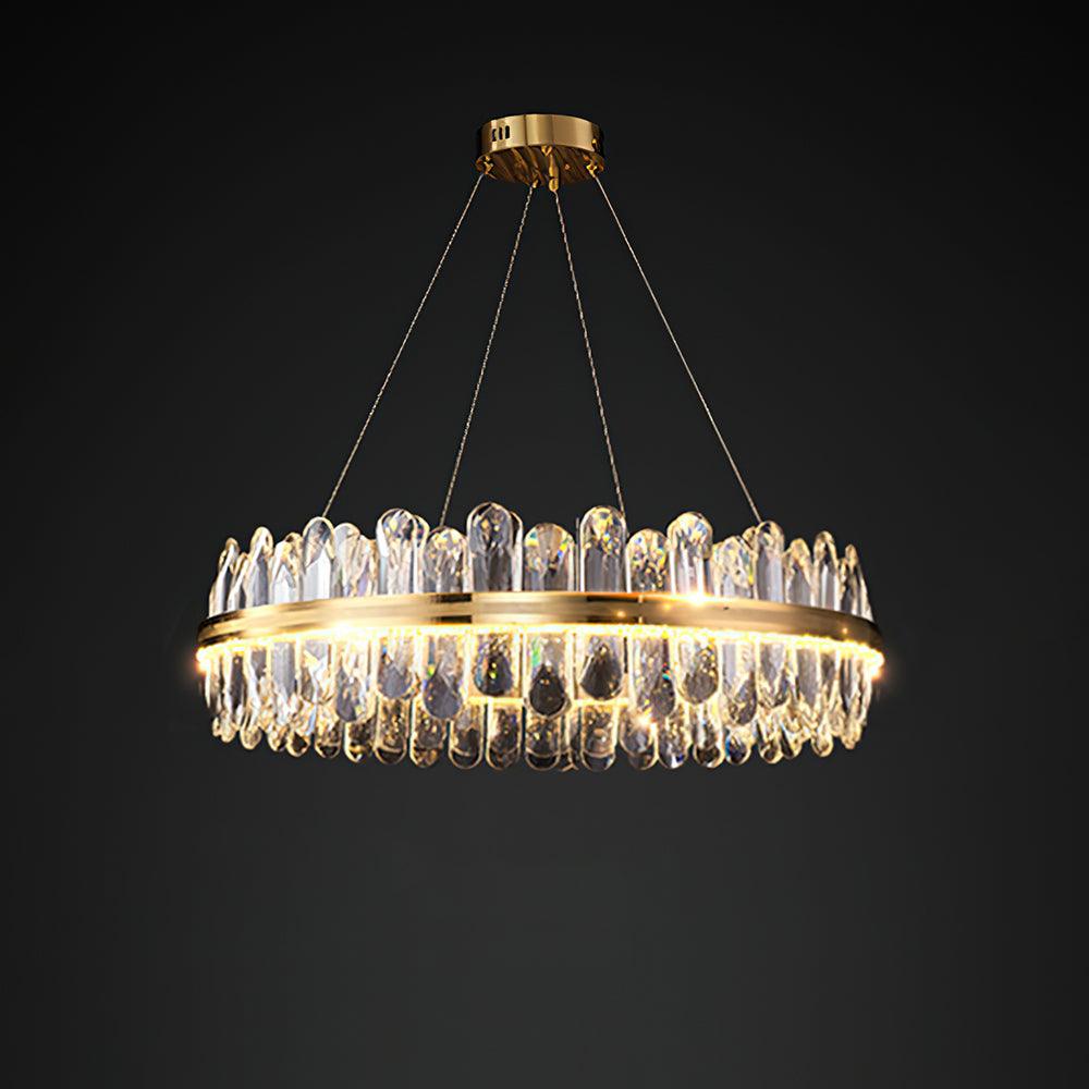 Enos Crystal Crown Chandelier