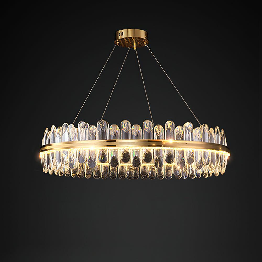 Enos Crystal Crown Chandelier