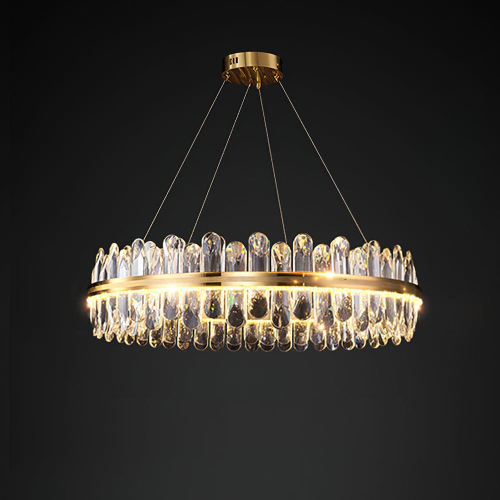 Enos Crystal Crown Chandelier