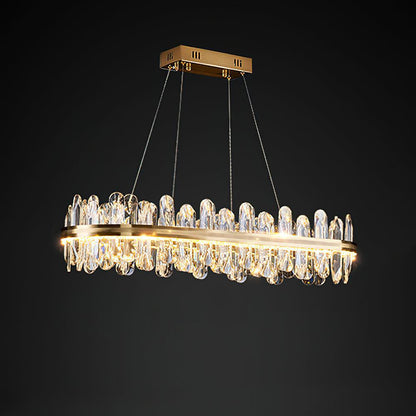 Enos Crystal Crown Chandelier