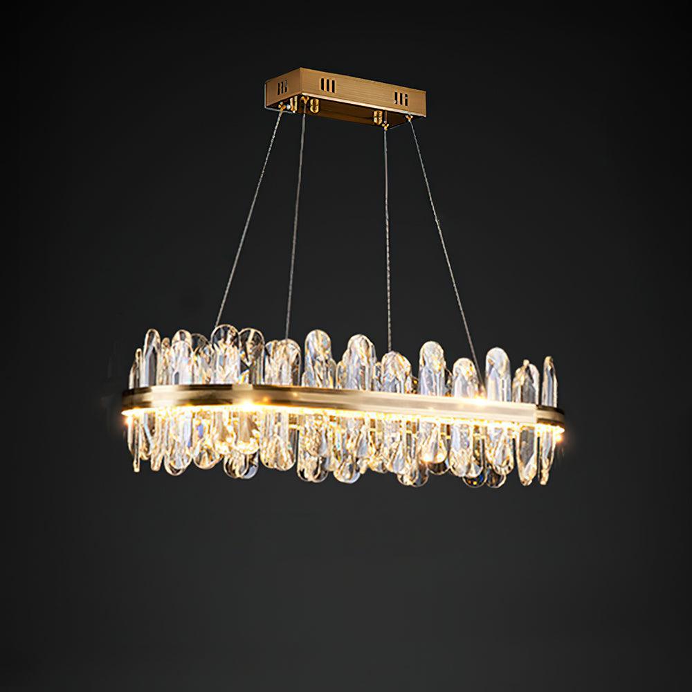 Enos Crystal Crown Chandelier