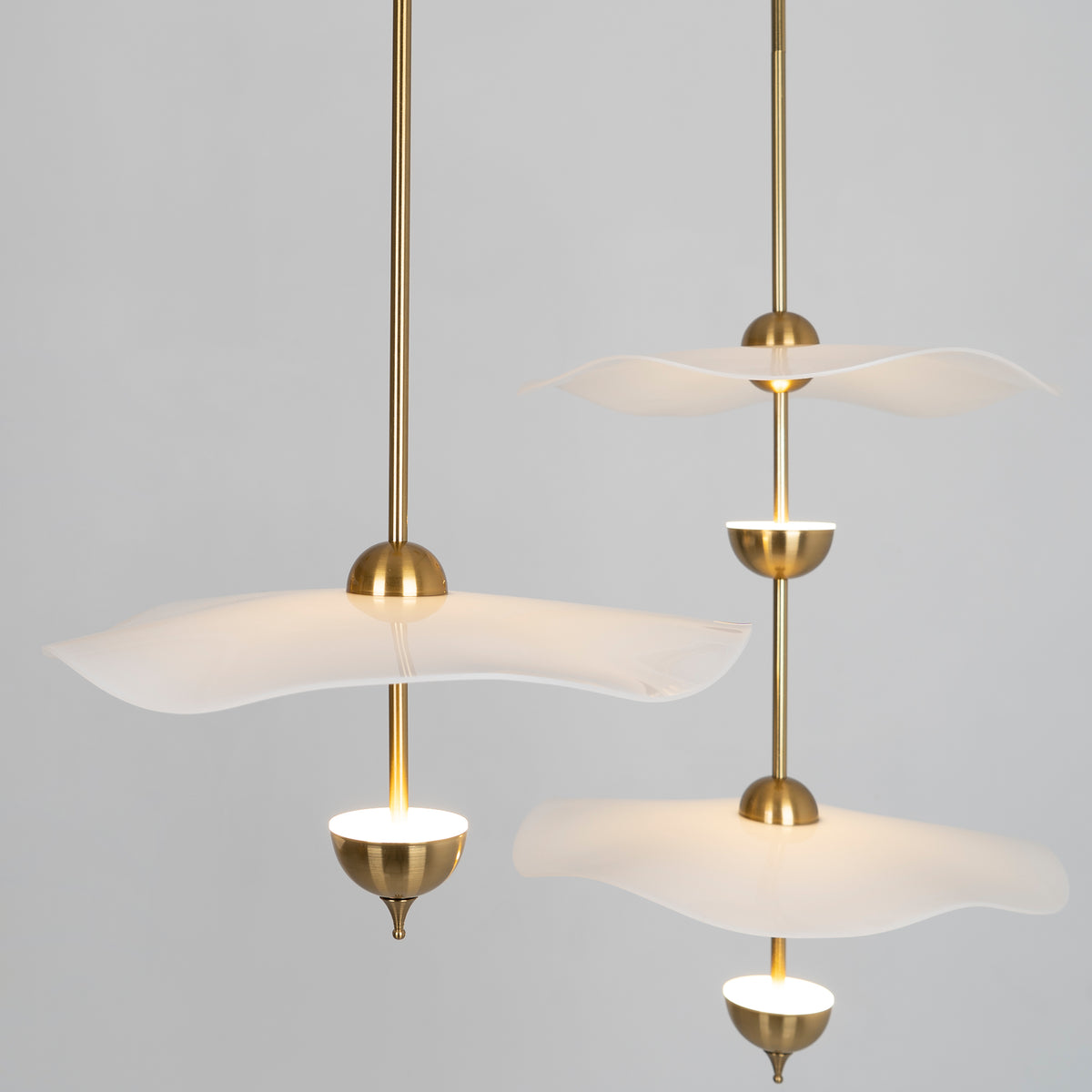 Envolee Double Biscuit Drop light Pendant Light