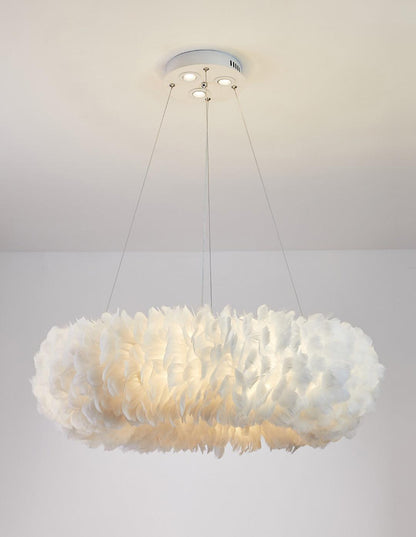 Goose Feathers Hanging light Pendant Lamp