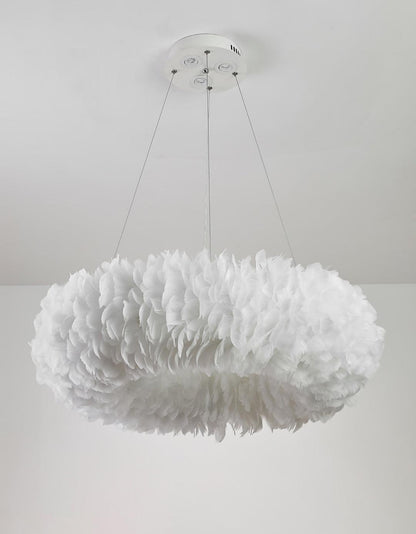 Goose Feathers Hanging light Pendant Lamp