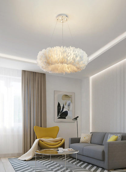 Goose Feathers Hanging light Pendant Lamp