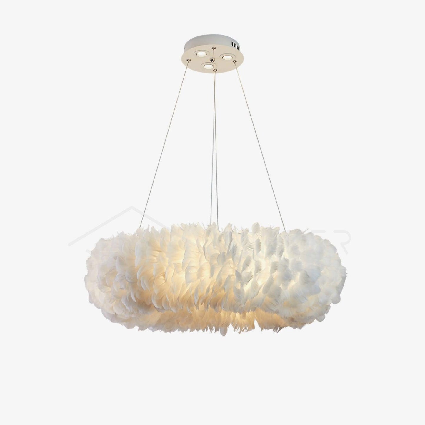 Goose Feathers Hanging light Pendant Lamp