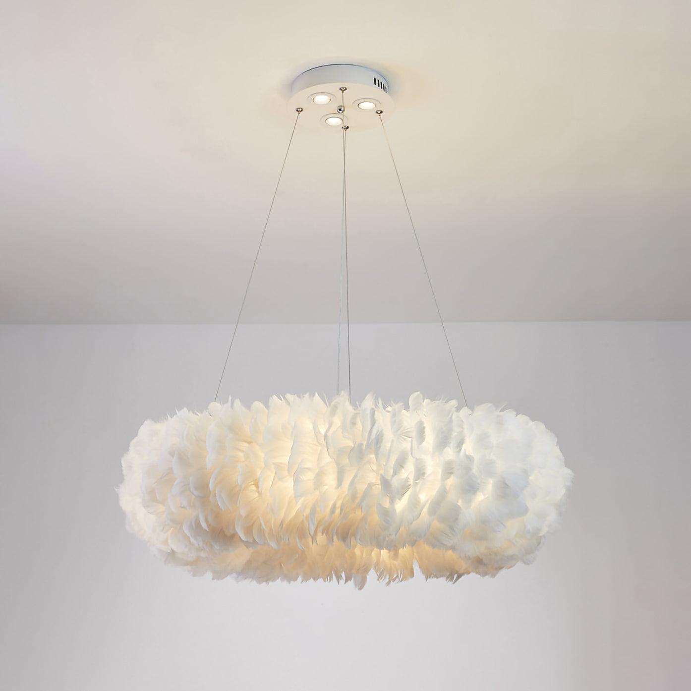 Goose Feathers Hanging light Pendant Lamp