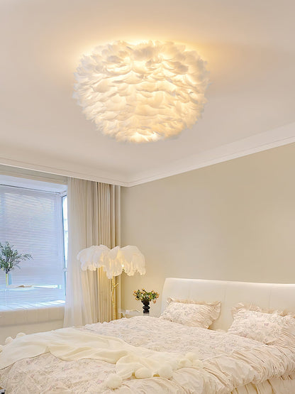 Feathered Overhead fixture Ceiling Lamp