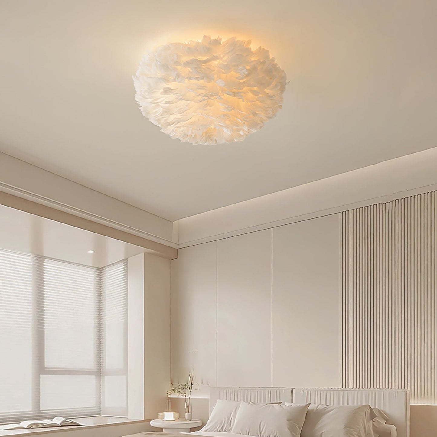 Feathered Overhead fixture Ceiling Lamp