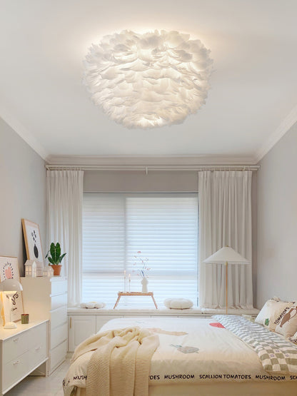 Feathered Overhead fixture Ceiling Lamp