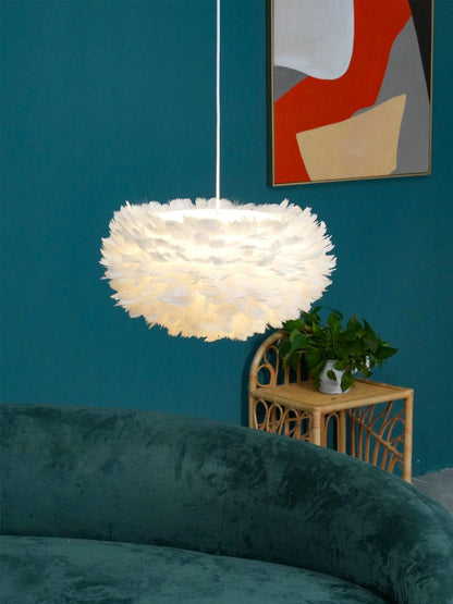 Goose Feathers Hanging light Pendant Lamp