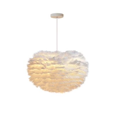 Goose Feathers Hanging light Pendant Lamp