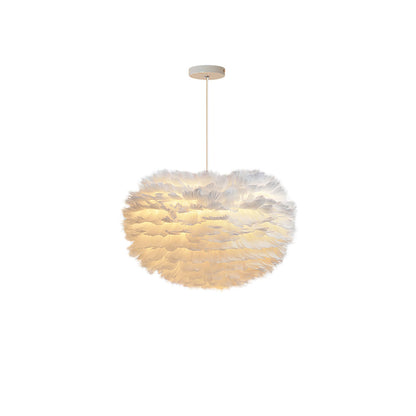 Goose Feathers Hanging light Pendant Lamp