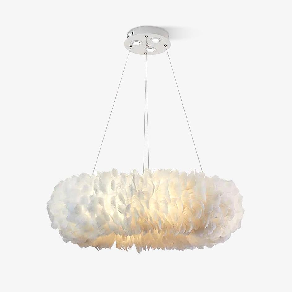 Goose Feathers Hanging light Pendant Lamp