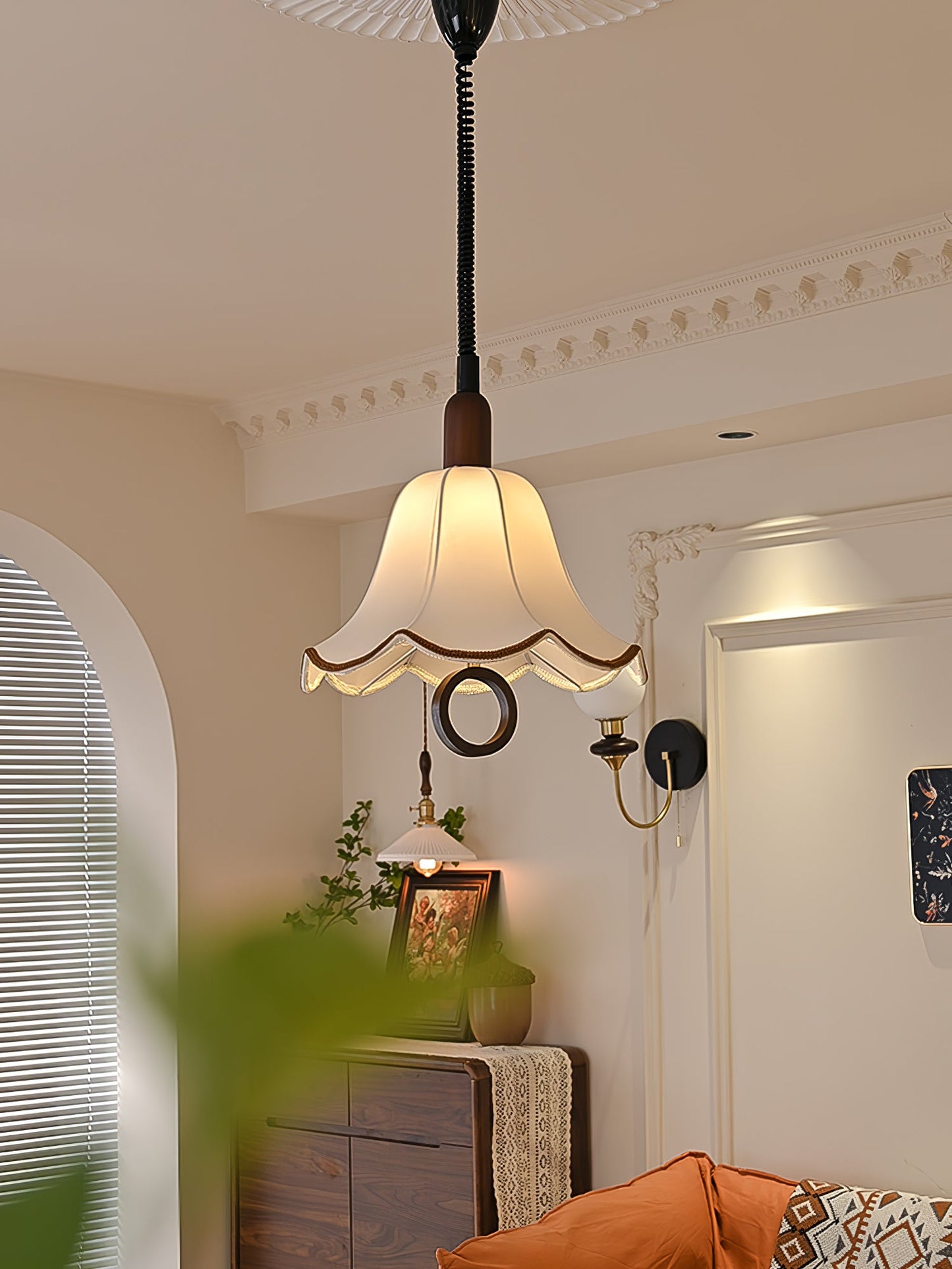 Eryn Fabric Drop light Pendant Light