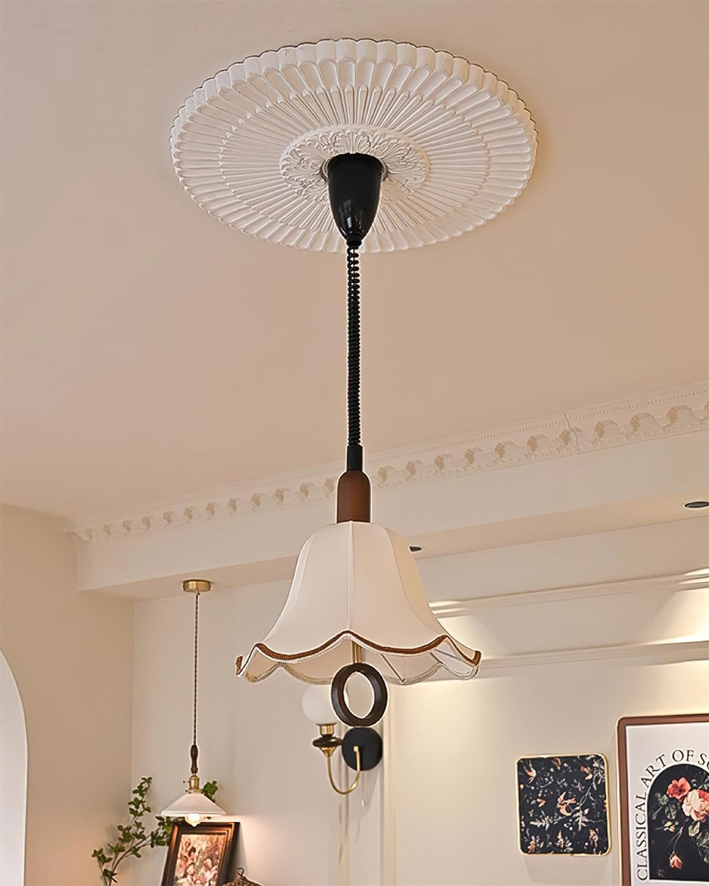 Eryn Fabric Drop light Pendant Light