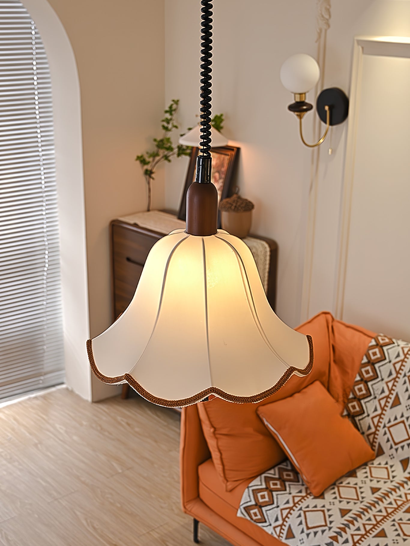 Eryn Fabric Drop light Pendant Light