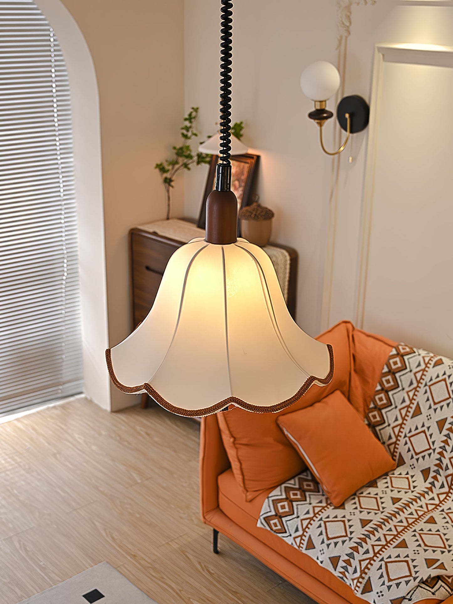 Eryn Fabric Drop light Pendant Light