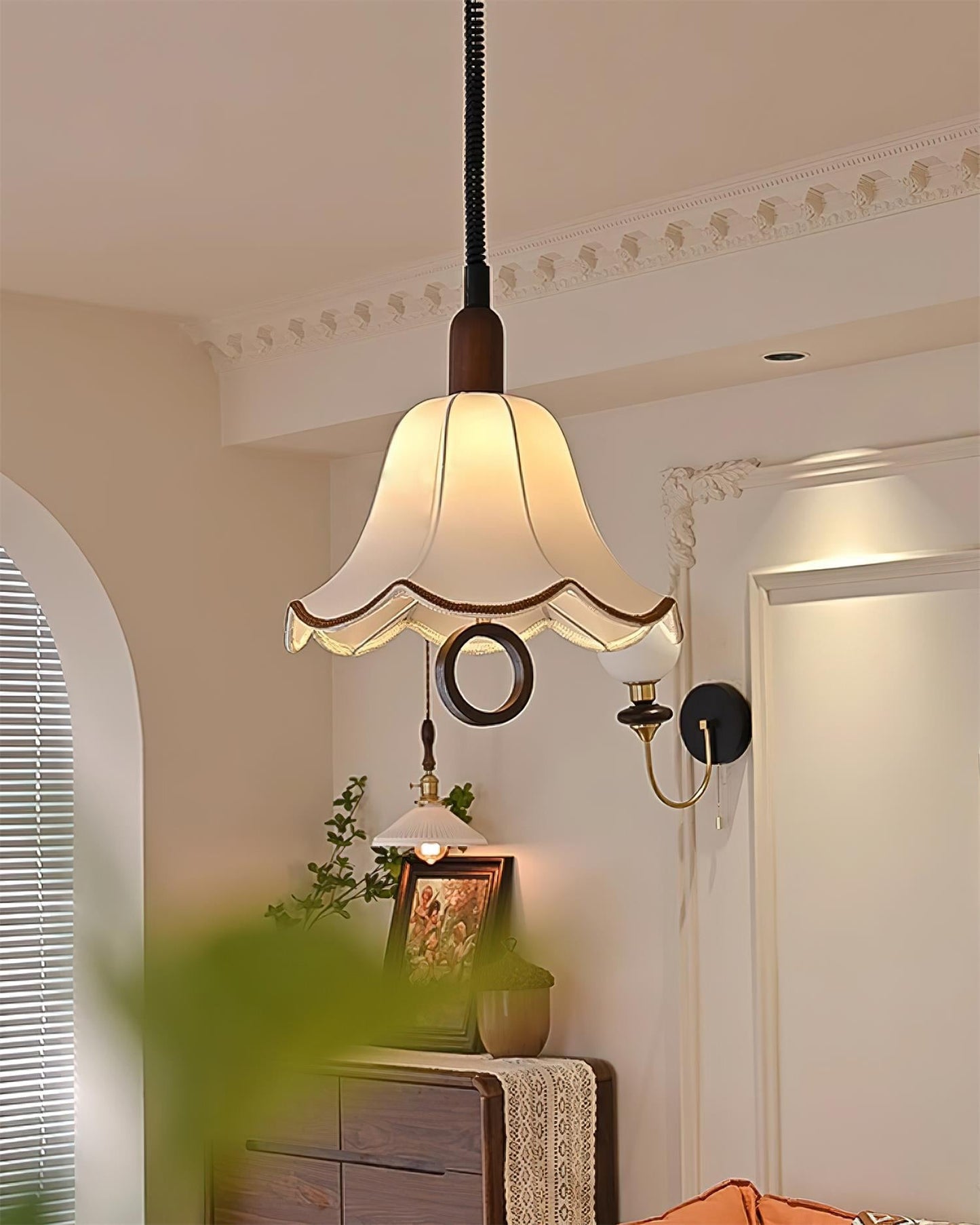 Eryn Fabric Drop light Pendant Light