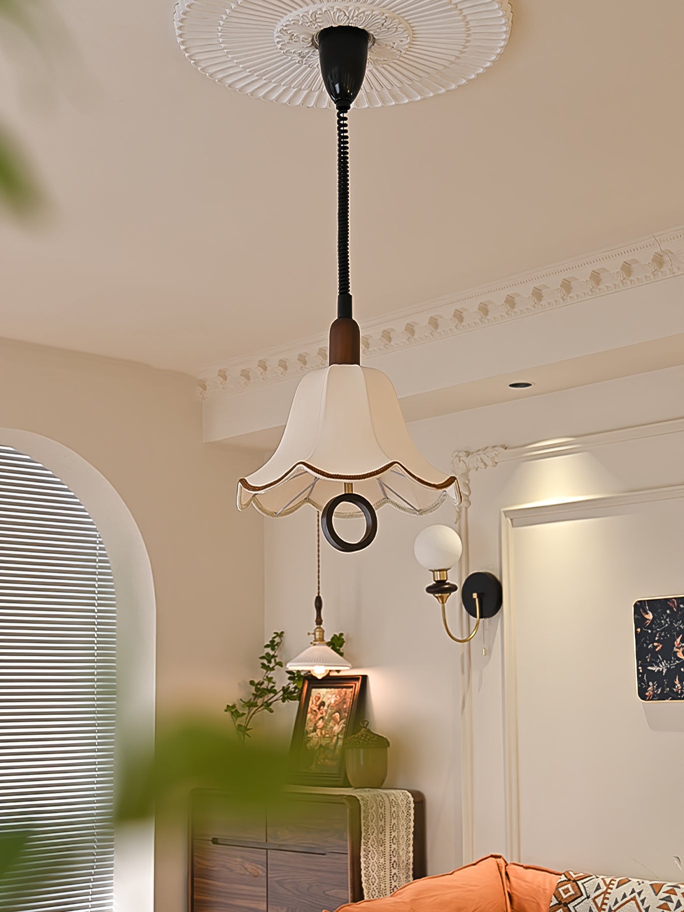 Eryn Fabric Drop light Pendant Light