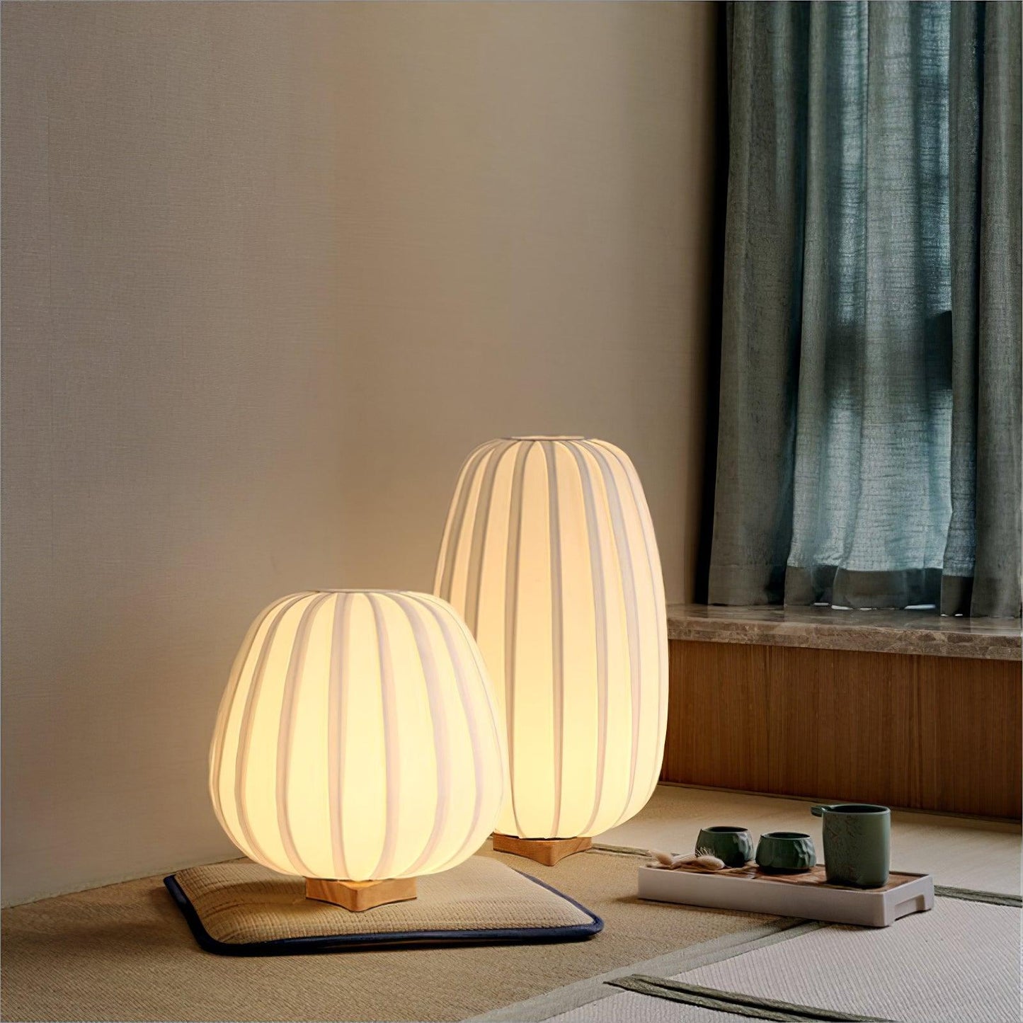 Fabric Minimalist Accent lamp Table Lamp